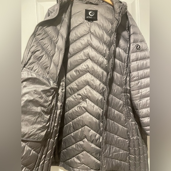 Womens winter jacket grey size xl - Picture 3 of 4